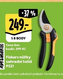 Fiskars nůžky zahradní Solid P321
