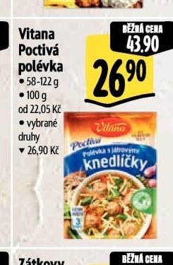 Vitana Poctivá polévka - Albert akcniletaky.com