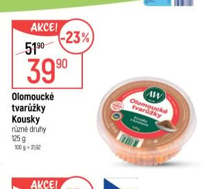 Olomoucké tvarůžky Kousky