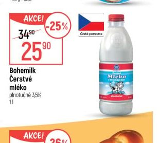 Bohemilk Čerstvé mléko