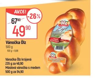Vánočka Ölz