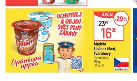Madeta Lipánek Maxi, Tvarohový