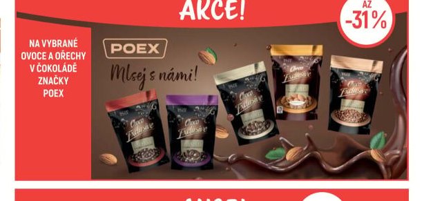 POEX ořechy v čokoládě