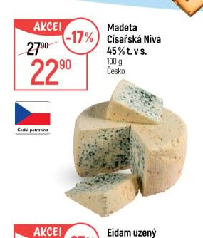 Madeta Císařská Niva