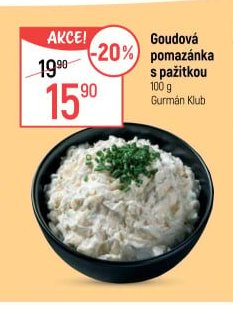 Goudová pomazánka s pažitkou