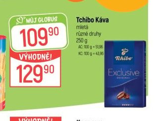 Tchibo Káva mletá různé druhy