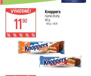 Knoppers různé druhy