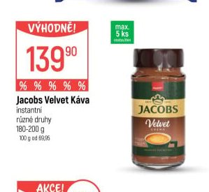 Jacobs Velvet Káva instantní různé druhy