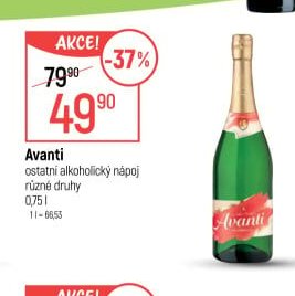 Avanti ostatní alkoholický nápoj různé druhy 0,75 l