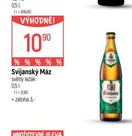 Svijanský Máz světlý ležák 0,5 l