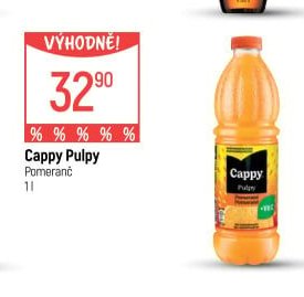 Cappy Pulpy Pomeranč 1 l