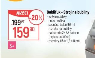 Bublifuk - Stroj na bubliny