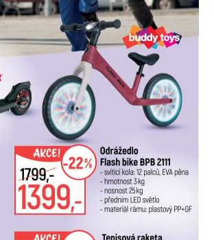 Odrážedlo Flash bike BPB 2111 - Globus akcniletaky.com