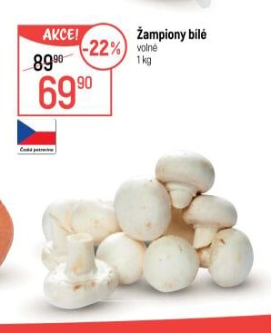 Žampiony bílé