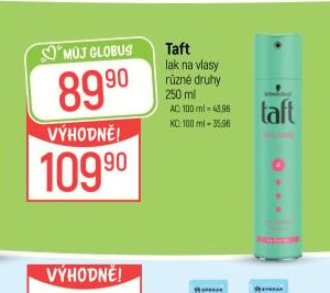 Taft lak na vlasy