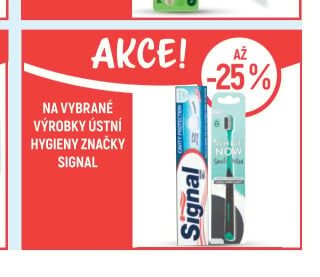 Signal výrobky ústní hygieny