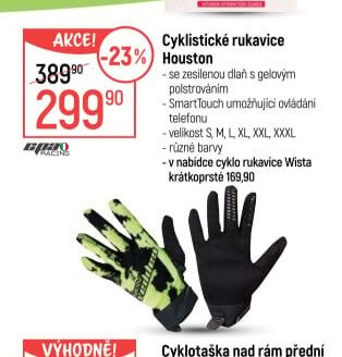 Cyklistické rukavice Houston - Globus akcniletaky.com