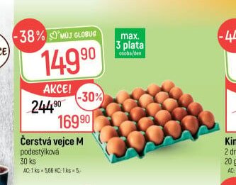 Čerstvá vejce M