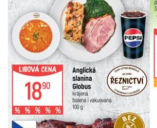 Anglická slanina Globus