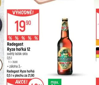 Radegast Ryze hořká 12