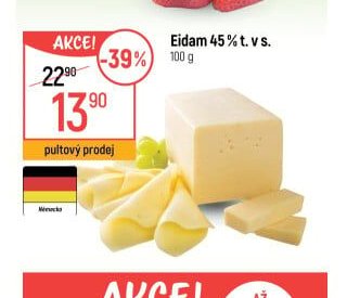 Eidam 45% t. v s.