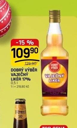 Dobrý výběr vaječný likér