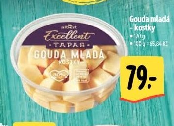 Gouda mladá - kostky