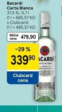 Bacardi Carta Blanca