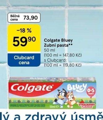 Colgate Bluey Zubní pasta