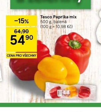 Tesco Paprika mix