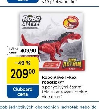 Robo Alive T-Rex robotický