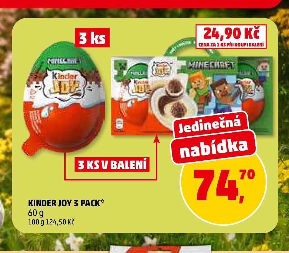 KINDER JOY 3 PACK