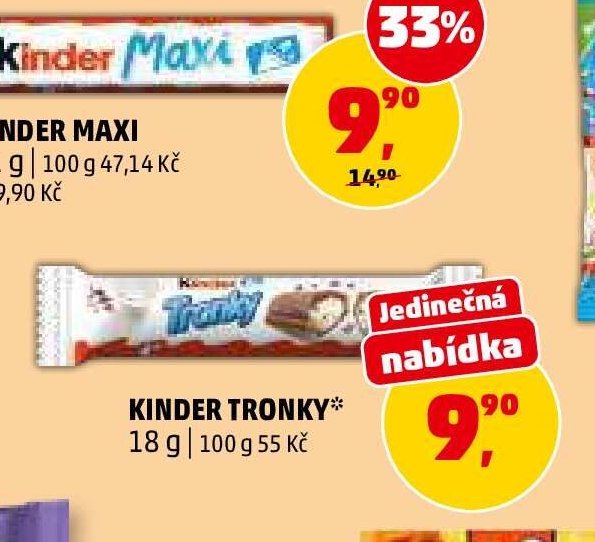 KINDER TRONKY