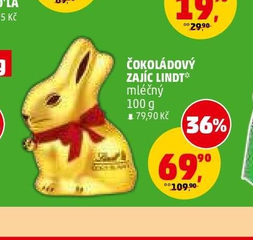 ČOKOLÁDOVÝ ZAJÍC LINDT