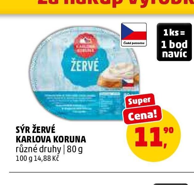 Sýr Žervé Karlova Koruna