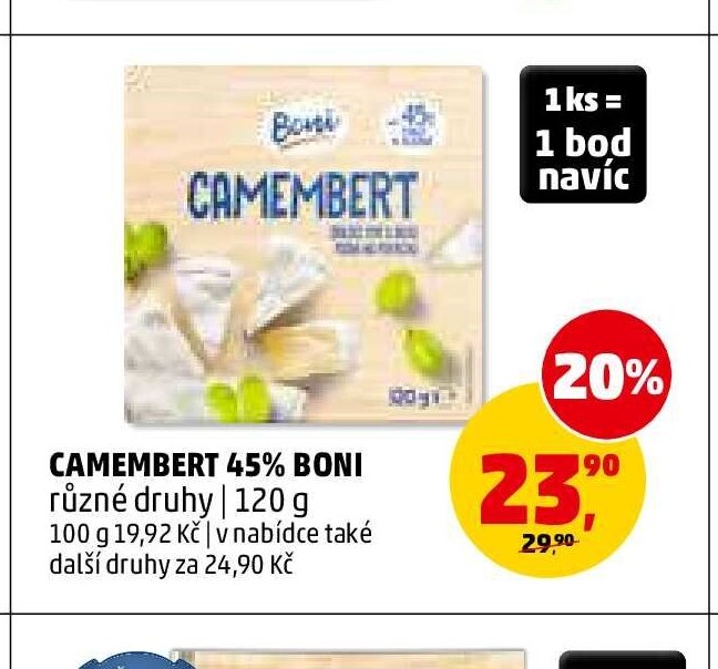 Camembert 45% Boni