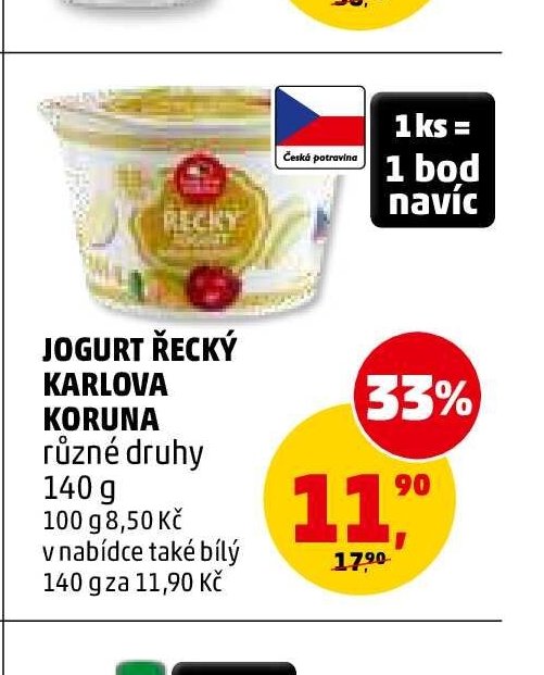 Jogurt řecký Karlova Koruna