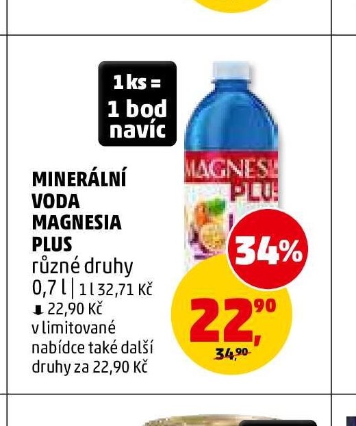 Minerální voda Magnesia Plus