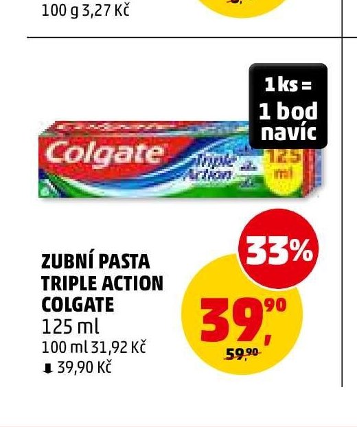 Zubní pasta Colgate Triple Action