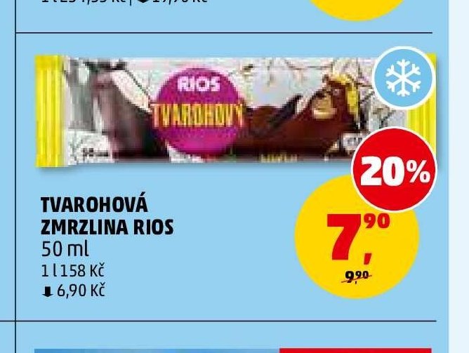 TVAROHOVÁ ZMRZLINA RIOS