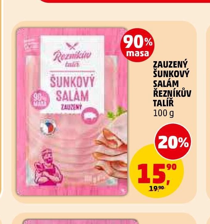 Šunkový salám Řezníkův talíř 100 g