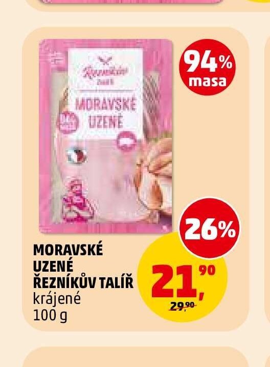 Moravské uzené Řezníkův talíř krájené 100 g