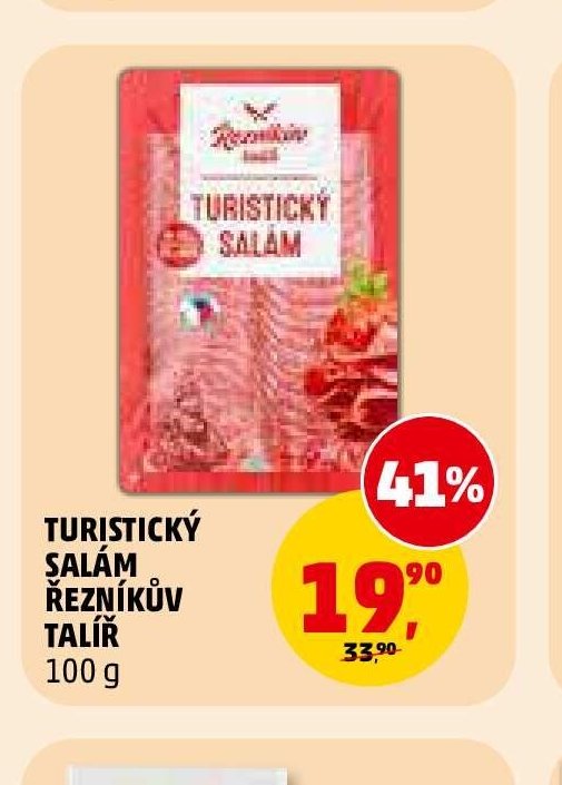 Turistický salám Řezníkův talíř 100 g