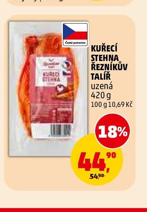 Kuřecí stehna Řezníkův talíř uzená 420 g