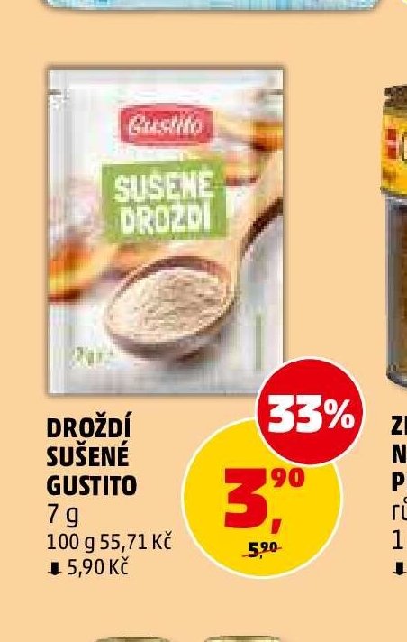 Droždí sušené Gustito