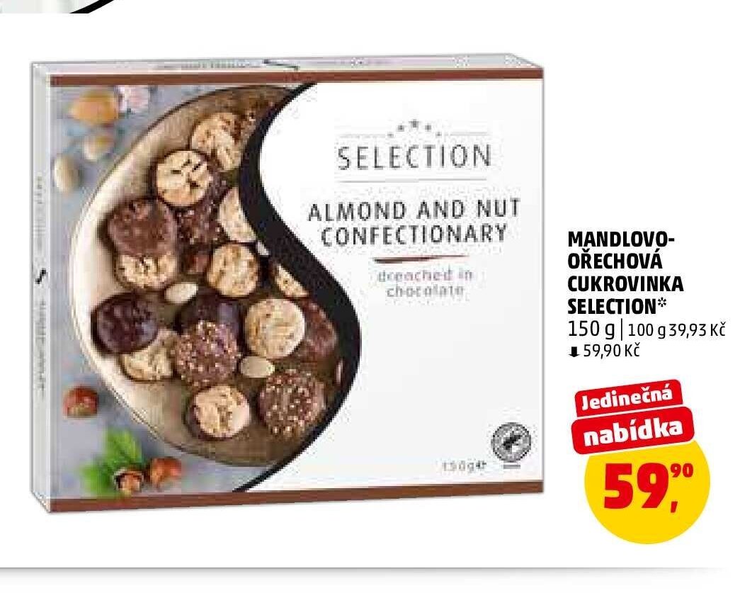 MANDLOVO-OŘECHOVÁ CUKROVINKA SELECTION