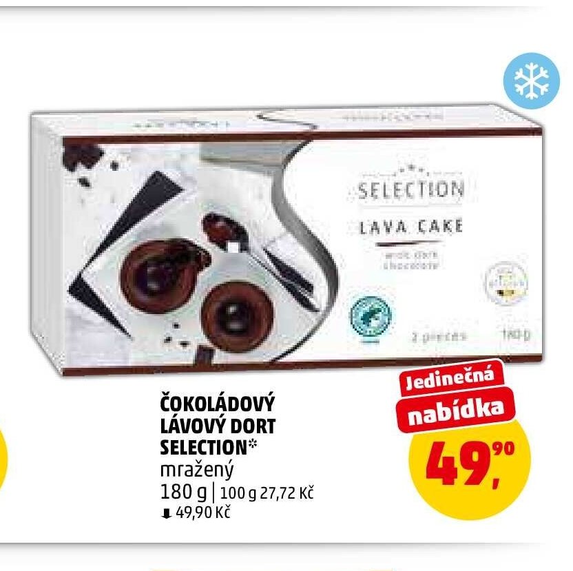 ČOKOLÁDOVÝ LÁVOVÝ DORT SELECTION