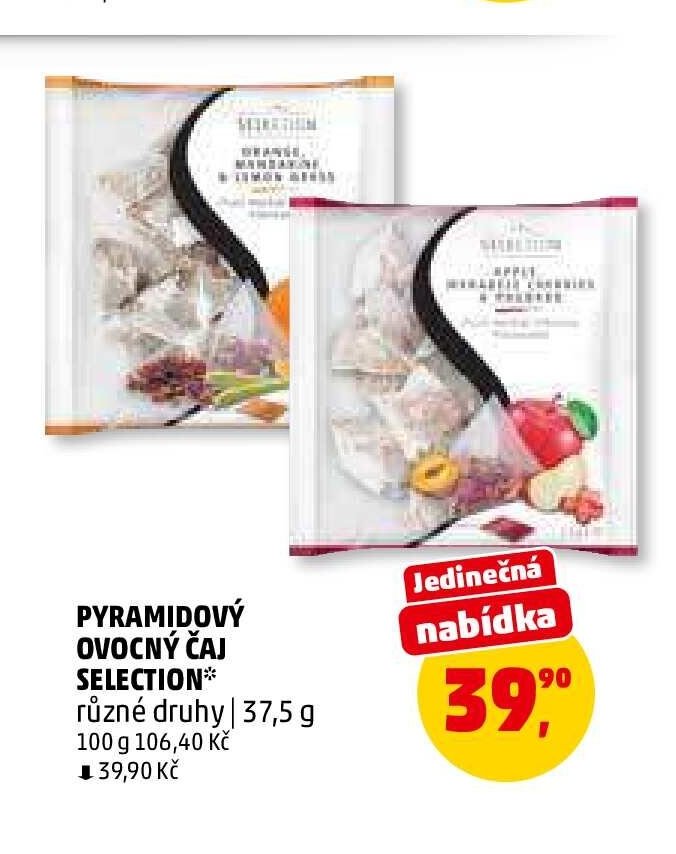 PYRAMIDOVÝ OVOCNÝ ČAJ SELECTION