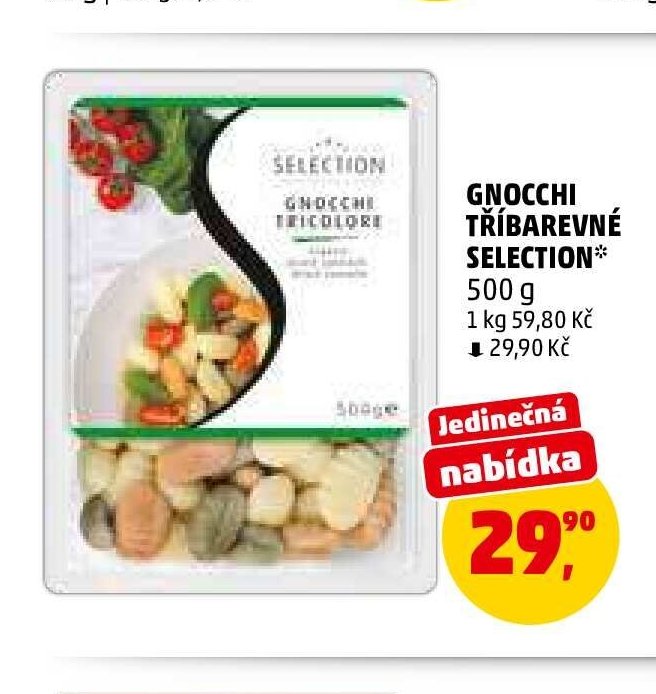 GNOCCHI TŘÍBAREVNÉ SELECTION