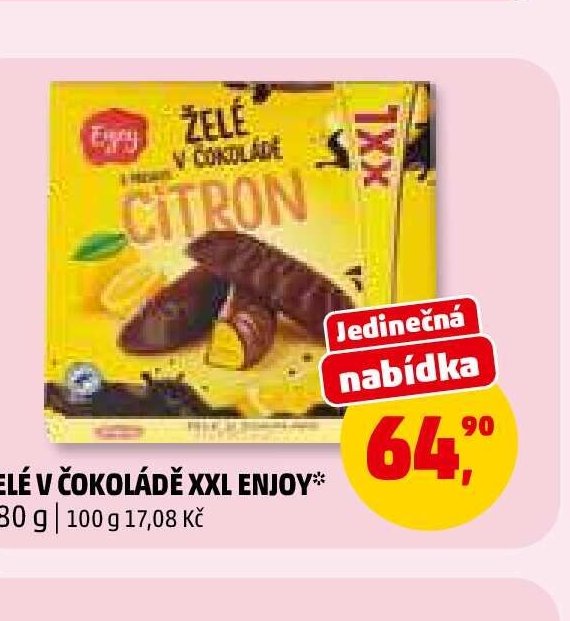 ŽELÉ V ČOKOLÁDĚ XXL ENJOY